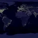 Lumières des villes sur la Terre et inégalités de développement - crédits : GSFC-NASA