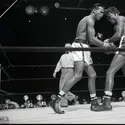 Ray «Sugar» Robinson contre Kid Gavilan - crédits : Bettmann/ Getty Images