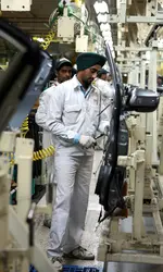 Usine de production automobile à Noida, dans l’Uttar Pradesh (Inde) - crédits : Pankaj Nangia/ Bloomberg/ Getty Images