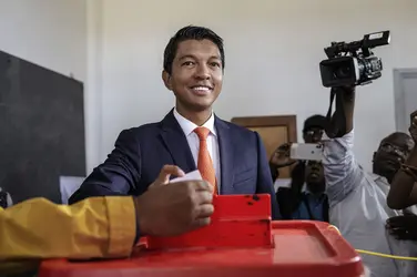 Andry Rajoelina, 2018 - crédits : Gianluigi Guercia/ AFP