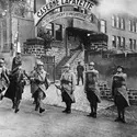 Départ des troupes d'occupation françaises en Allemagne - crédits : Three Lions/ Hulton Archive/ Getty Images