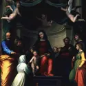 <it>Le Mariage mystique de sainte Catherine de Sienne</it>, Fra Bartolomeo della Porta - crédits : Peter Willi/  Bridgeman Images 