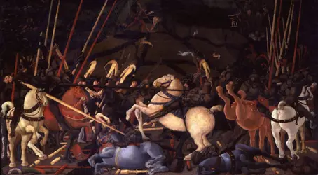 <it>La Bataille de San Romano</it>, Uccello - crédits :  Bridgeman Images 