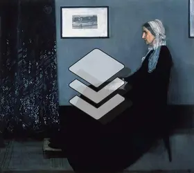 <it>Arrangement en gris et noir, portrait de la mère de l'artiste</it>, J. A. Whistler - crédits : Peter Willi/  Bridgeman Images 