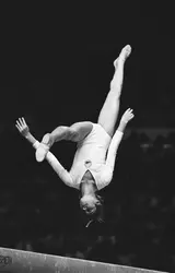 Nadia Comaneci - crédits : Alain  DeJean / Sygma/ Getty Images