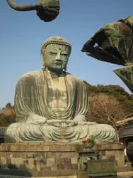 Grand Buddha Amitabha (<it>Daibutsu</it>) de Kamakura - crédits : E. Graf