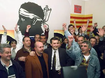 Élections territoriales en Corse, 1999 - crédits : Francois Gabrielli/ AFP