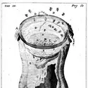 Une des nombreuses expériences de Francesco Redi sur  la génération spontanée - crédits : Craanen, 1722, Tractatus physico-medicus de homine, p. 60, tabl. 3 fig. 3