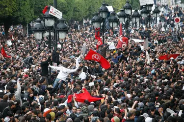 Chute de Ben Ali - crédits : Lucas Dolega/ EPA