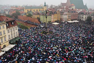Manifestation pro-avortement en Pologne, 2016 - crédits : Alexi Witwicki/ Kommersant/ Getty Images
