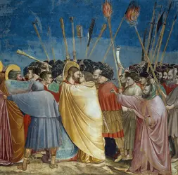 Le Baiser de Judas, Giotto - crédits : A. Dagli orti/ De Agostini/ Getty Images