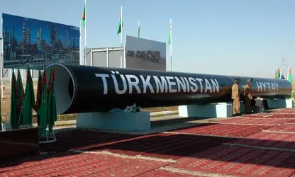 Gazoduc au Turkménistan - crédits : Stringer/ AFP