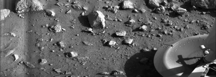 Première image de la surface de Mars - crédits : Courtesy NASA / Jet Propulsion Laboratory