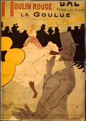 <it>Moulin-Rouge : La Goulue</it>, H. de Toulouse-Lautrec - crédits : Indianapolis Museum of Art/ Getty Images