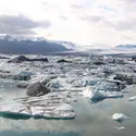 Lac du Jökulsárlón : les trois états de l'eau - crédits : M.-L. Pons