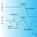 Haut polymère : évolution thermique - crédits : Encyclopædia Universalis France