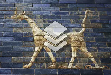 Dragon décorant la porte d'Ishtar à Babylone - crédits : P. Hofmeester/ Shutterstock