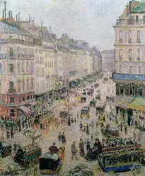 <it>Rue Saint-Lazare</it>, <it>Paris</it>, C. Pissarro - crédits :  Bridgeman Images 