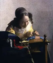 <it>La Dentellière</it>, J. Vermeer - crédits :  Bridgeman Images 