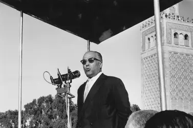 Habib Bourguiba, 1961 - crédits : Ron Case/ Hulton Archive/ Getty Images