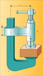 Assemblage par arc-boutement - crédits : Encyclopædia Universalis France