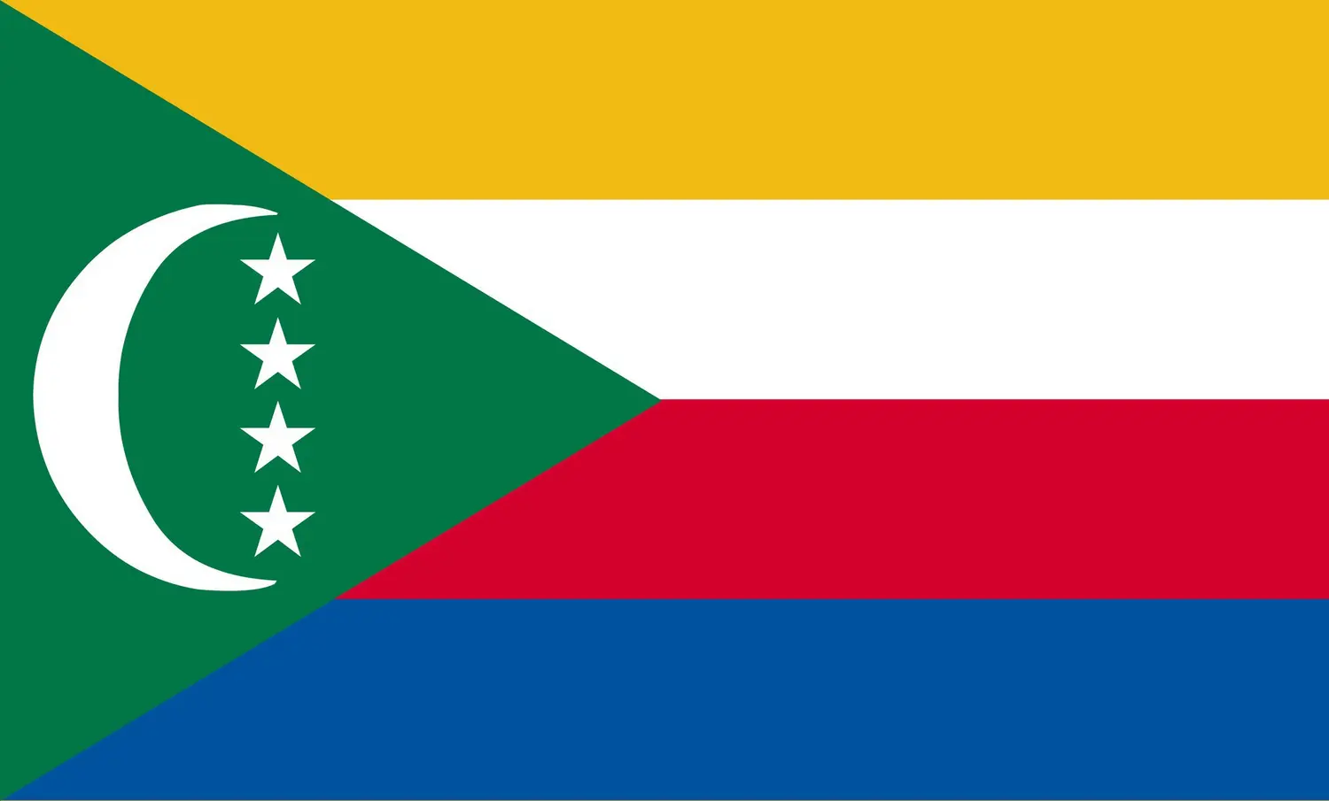 Comores : drapeau