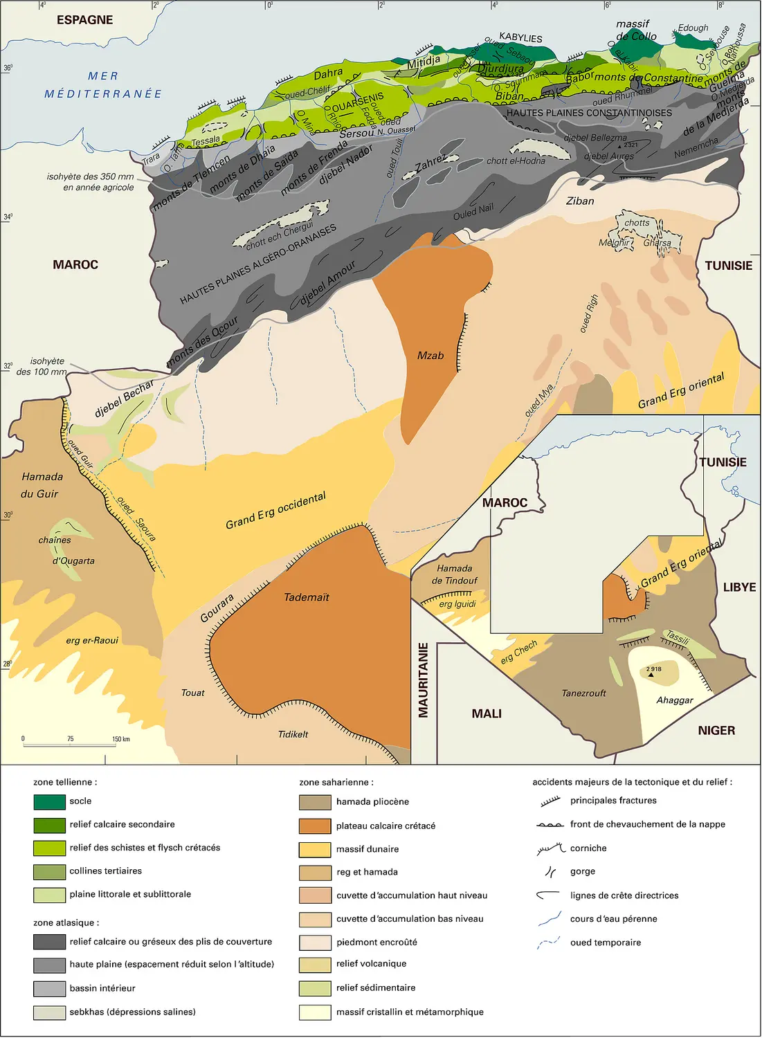 Algérie : relief et climat