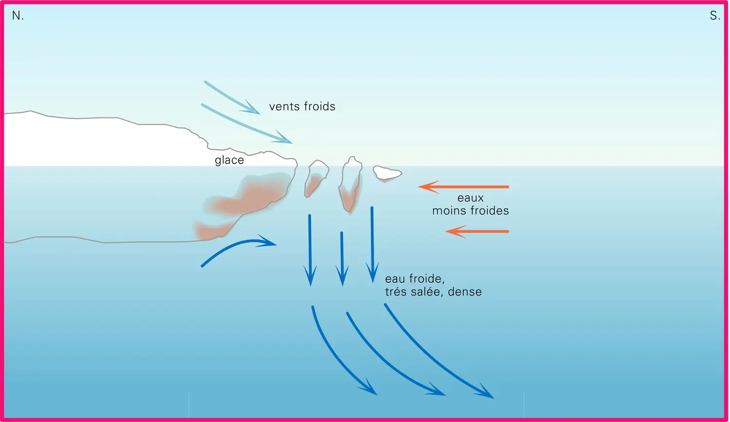 Circulation profonde des océans - vue 2