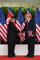 Rencontre historique Trump-Kim à Singapour, 2018 - crédits : Anthony Wallace/ Pool/ AFP