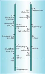 Échelle d'acidité - crédits : Encyclopædia Universalis France