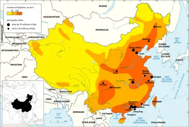 Chine: population - crédits : Encyclopædia Universalis France