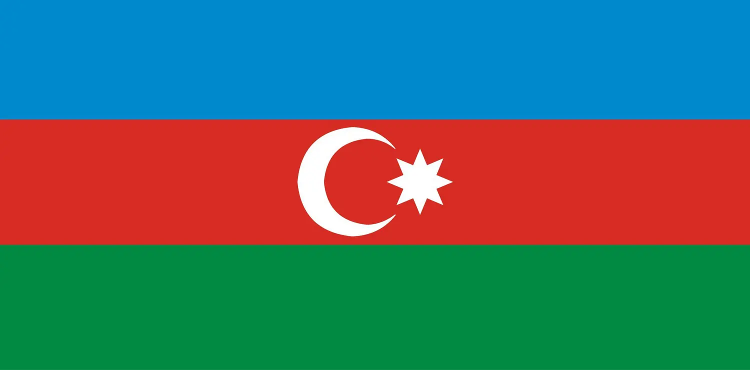 Azerbaïdjan : drapeau