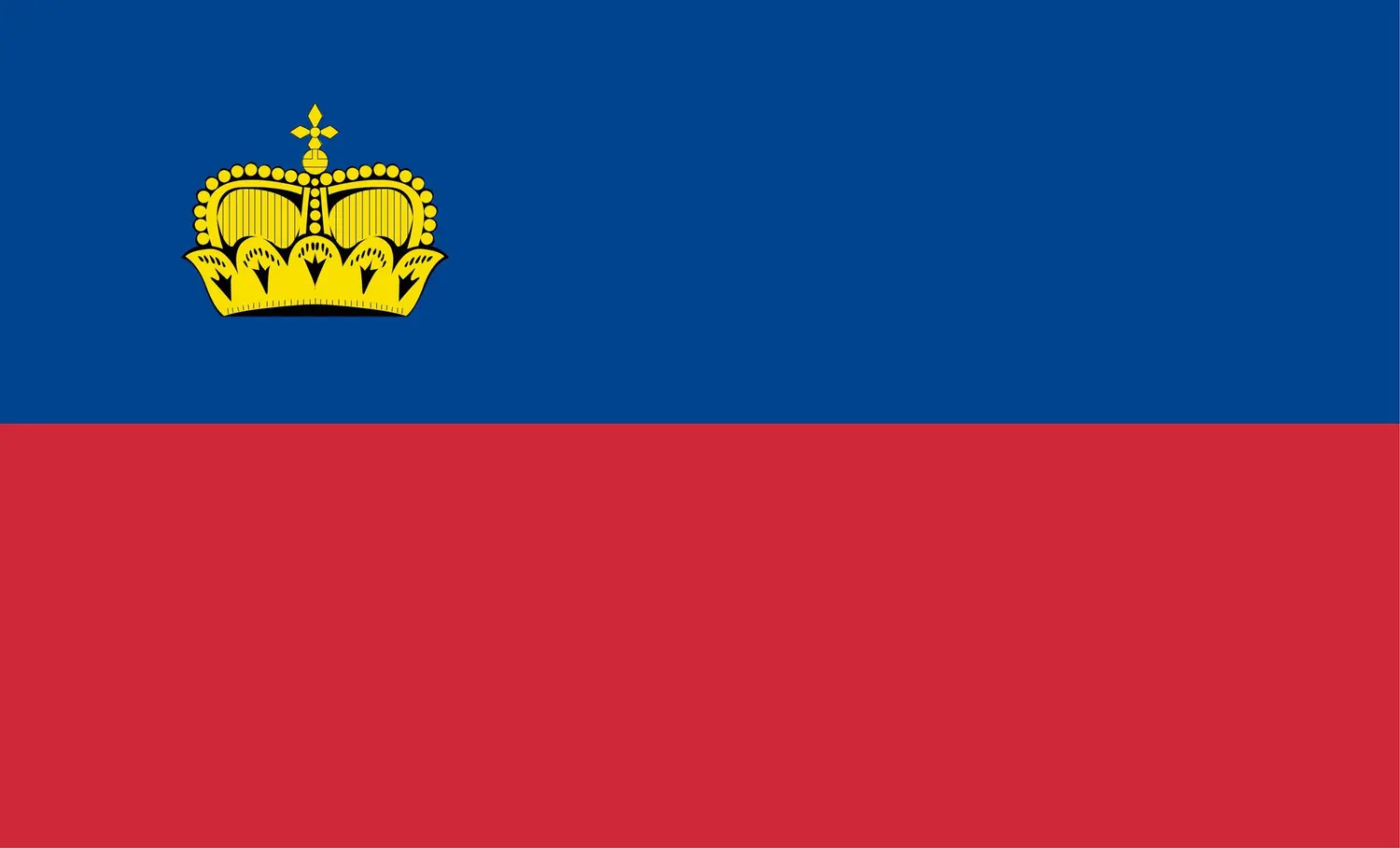 Liechtenstein : drapeau