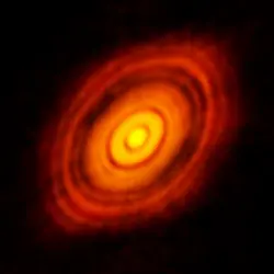 Disque protoplanétaire autour de l’étoile HL Tauri - crédits : ALMA/ ESO/ NAOJ/ NRAO 