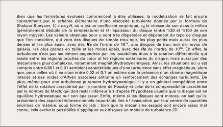 Physique et modélisation de la turbulence des disques d'effondrement - crédits : Encyclopædia Universalis France