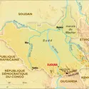 Soudan du Sud : carte physique - crédits : Encyclopædia Universalis France