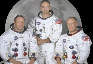 Apollo-11 : l'équipage - crédits : N.A.S.A.