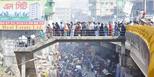 Dacca (Bangladesh) : scène de rue - crédits : David Méchin