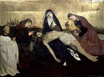 <it>La Pietà d'Avignon</it>, attribué à Enguerrand Quarton - crédits : Peter Willi/  Bridgeman Images 