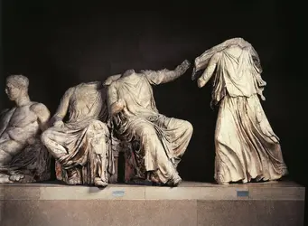 Représentation de dieux et de déesses provenant du fronton est du Parthénon - crédits : A. C. Cooper/ DeA Picture Library/ The Art Archive/ Picture Desk