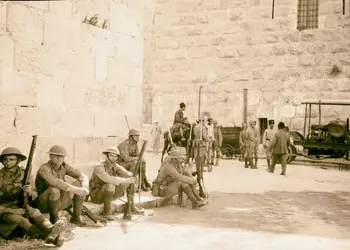 Occupation britannique de Jérusalem - crédits : sepia times/ Universal Images Group/ Getty Images