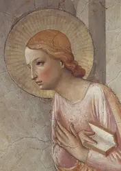 <it>L'Annonciation</it>, détail, Fra Angelico - crédits : Electa/ AKG-images