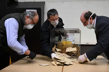 Premier tour des élections municipales en France, 2020 - crédits : Frederick Florin/ AFP