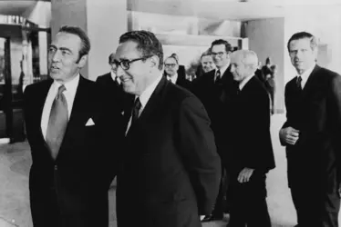 Henry Kissinger à la Commission des communautés européennes, 1974 - crédits : Communautés européennes, 1974