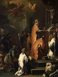 <it>La Messe de saint Grégoire</it>, L. Giordano - crédits :  Bridgeman Images 
