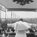 Jean-Paul II. Voyage en Pologne - crédits : Keystone/ Hulton Archive/ Getty Images