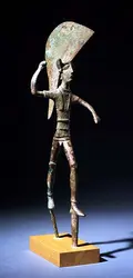 Figurine de guerrier, art étrusque - crédits :  Bridgeman Images 