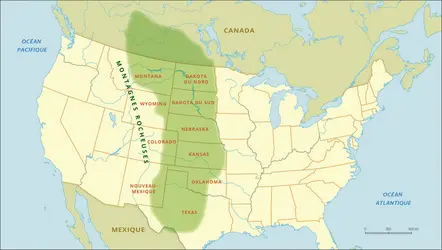 Plaines centrales, Amérique du Nord - crédits : Encyclopædia Universalis France