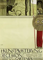 Affiche de la première exposition de la Sécession, G. Klimt - crédits : Erich Lessing/ AKG-images
