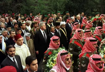 Funérailles du roi Hussein de Jordanie, 1999 - crédits : Nadav Neuhaus/ Sygma/ Getty Images